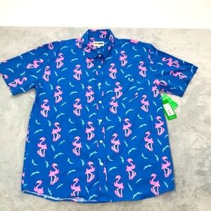 Tipsy Elves Board Of Paradise Men's Hawaiian Shirt Size XXL